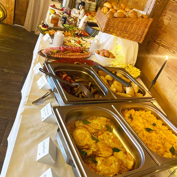 Catering-Service für verschiedene gerichte